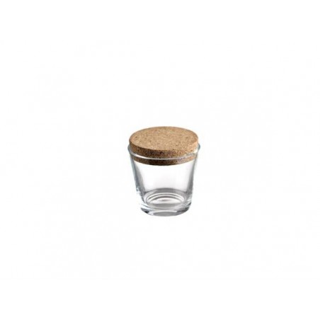 VASO VETRO C/TAPPO SUGHERO H.6,5 ø70 cm