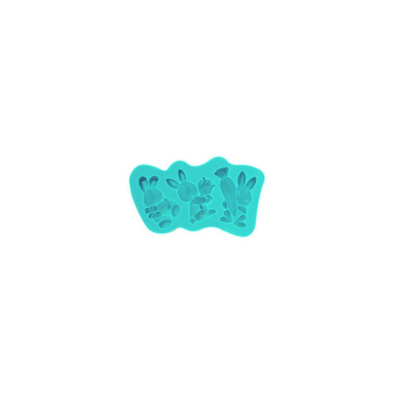 STAMPO IN SILICONE CONIGLIETTI ART.30337