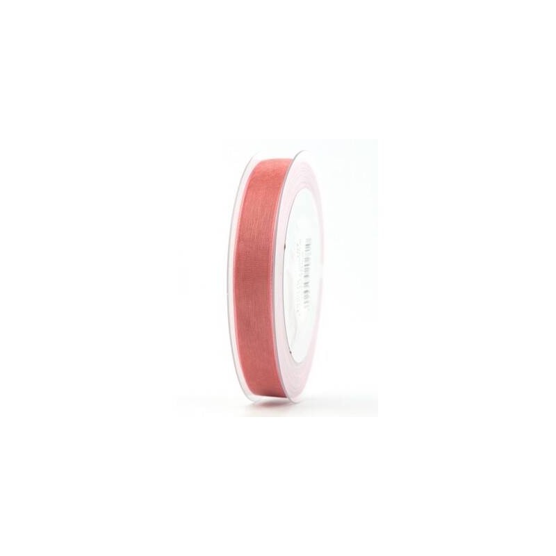 NASTRO ORGANZA mm15x50mt ROSA