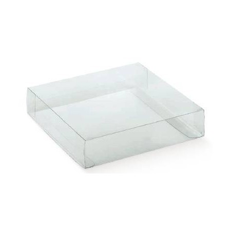 SCATOLA ASTUCCIO PVC TRASPARENTE 10x10x5cm 10pz