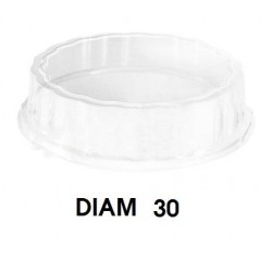 COPERCHIO MEDORO ø30x8cm PET