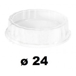 COPERCHIO MEDORO ø24x8cm PET