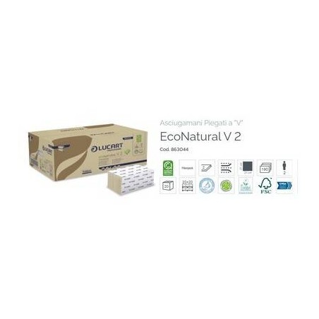ASCIUGAMANI A V ECO NATURAL V2 3800pz (20x190)