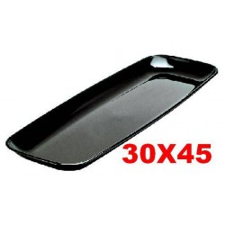 VASSOIO MOZAIK RETTANGOLARE 30x45cm NERO