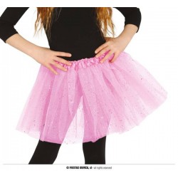 TUTU ROSA C/GLITTER 30cm