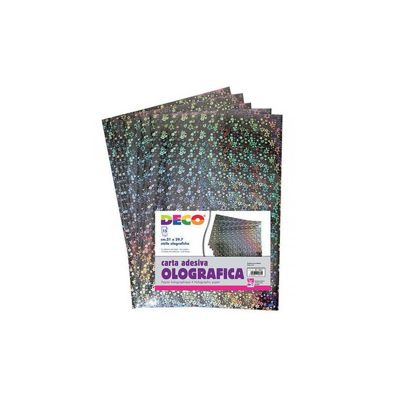 RISMA A4 CARTA OLOGRAFICA 15fg 21x29,7cm