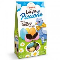 UOVA DI PICCIONE CONFETTATE AL CIOCCOLATO FONDENTE 200gr