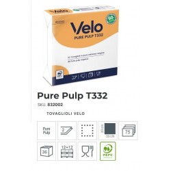 VELO PURE PULP TOVAGLIOLI 33x33 2V BIANCHI 75pz