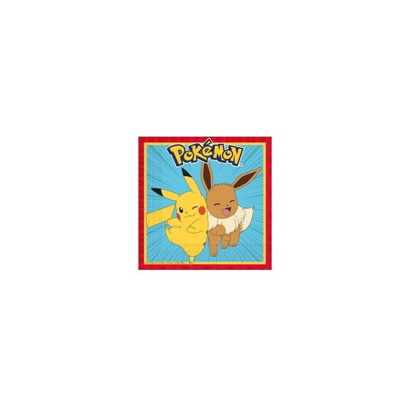 TOVAGLIOLI 33x33 POKEMON 20pz