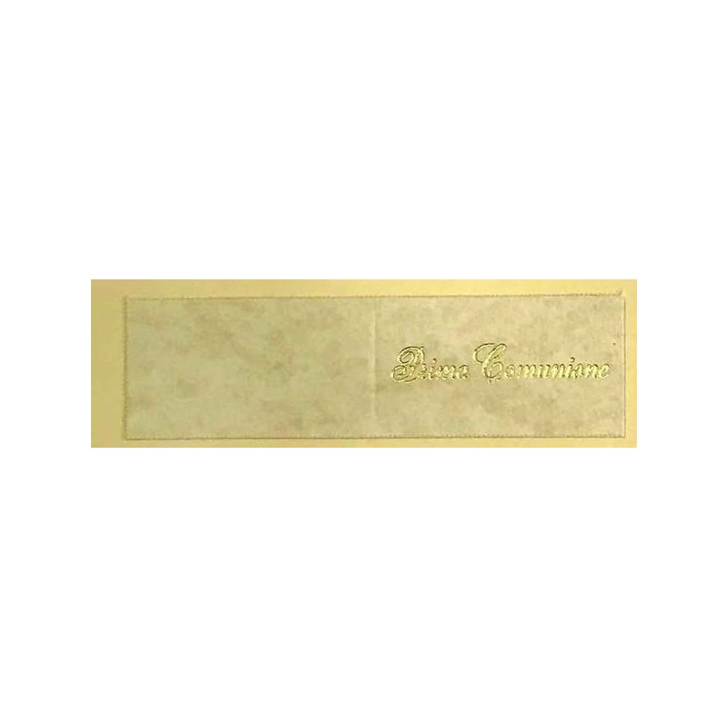 BIGLIETTI BOMBONIERA PRIMA COMUNIONE BEIGE 20pz 200