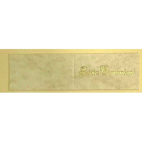 BIGLIETTI BOMBONIERA PRIMA COMUNIONE BEIGE 20pz 200