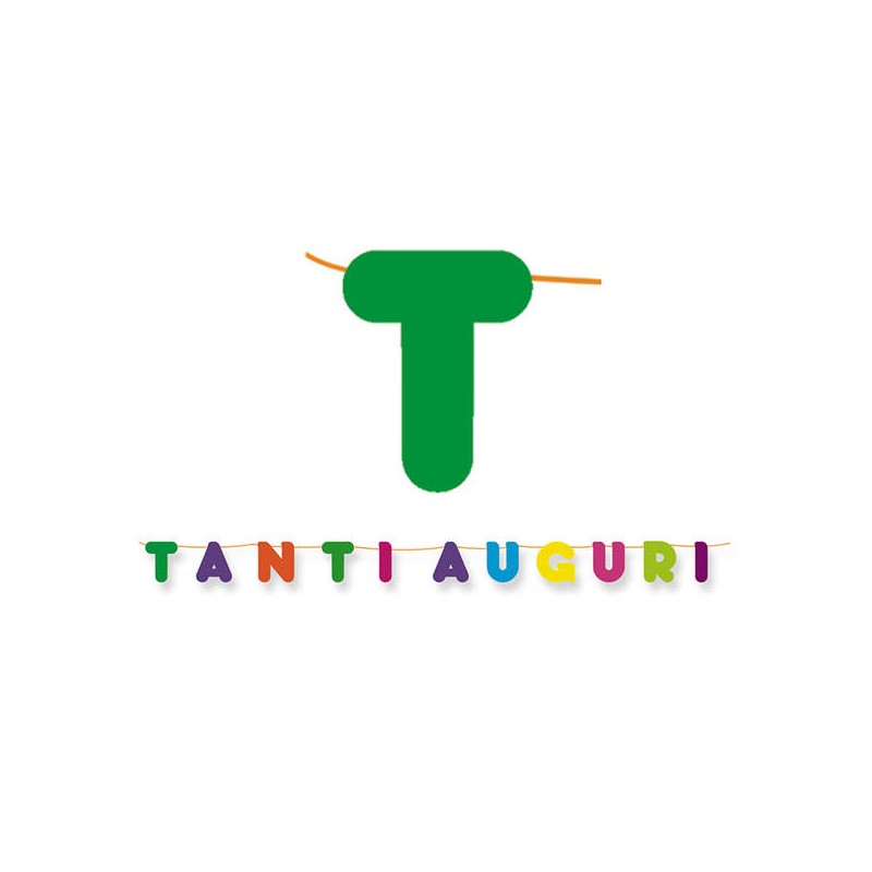 FESTONE MAXI TANTI AUGURI 6mt BIG