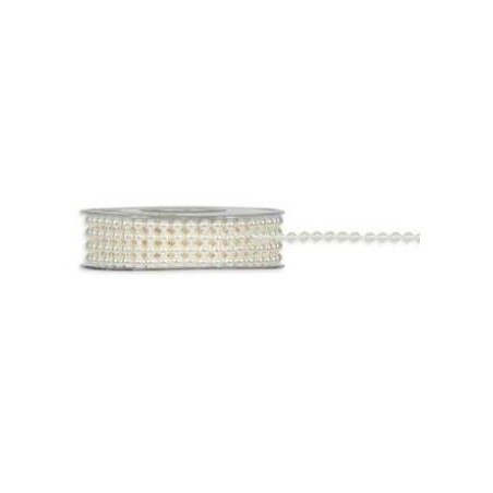NASTRO PERLE mm6x5mt CREAM