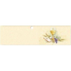BIGLIETTINO BOMBONIERA 45x25mm COMUNIONE 20pz 12485C
