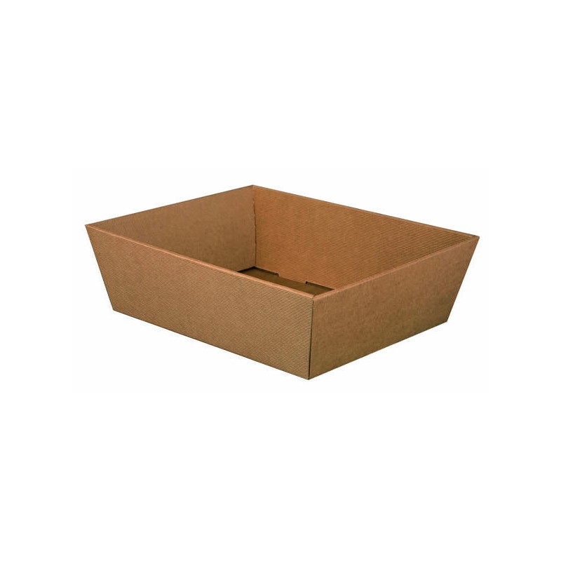 VASSOIO GRANDE ALTO 39x30x13cm ONDA AVANA PORTATA 12kg