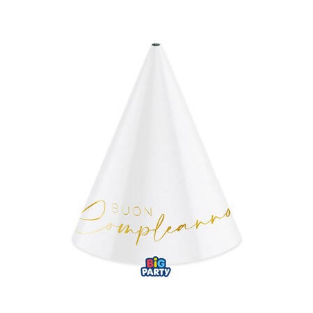 CAPPELLINI BUON COMPLEANNO GOLD 6pz