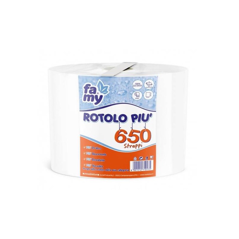 BOBINA MONOROTOLO FAMY 650strappi 2veli