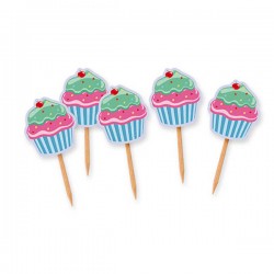 PICKS CUPCAKE 25pz