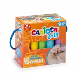 CARIOCA MAXI GESSI BABY 15pz SCATOLA