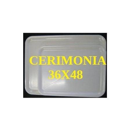 VASSOIO CERIMONIA BIANCO 36x48cm