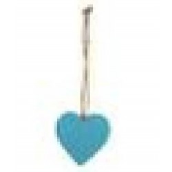 APPLLICAZIONE CUORE LEGNO SKY BLU 2cm 24pz