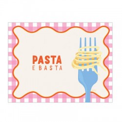 TOVAGLIETTE IN CARTA 43x33cm PASTA E BASTA 4pz