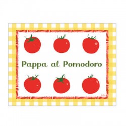 TOVAGLIETTE IN CARTA 43x33cm PAPPA AL POMODORO 4pz