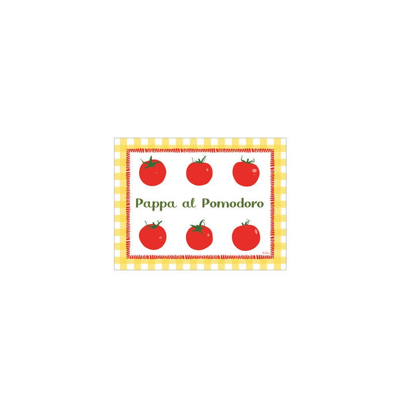 TOVAGLIETTE IN CARTA 43x33cm PAPPA AL POMODORO 4pz