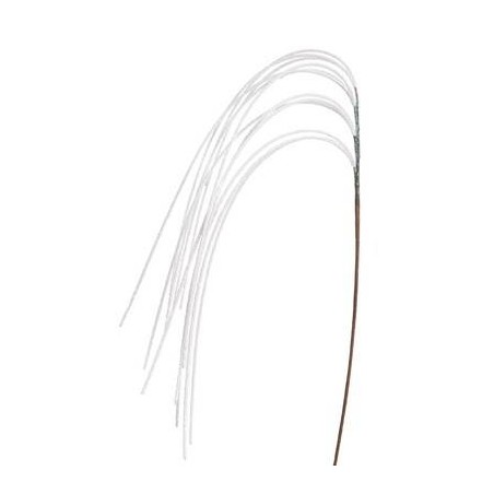 RAMO PENDENTE BIANCO C/STRASS 112cm