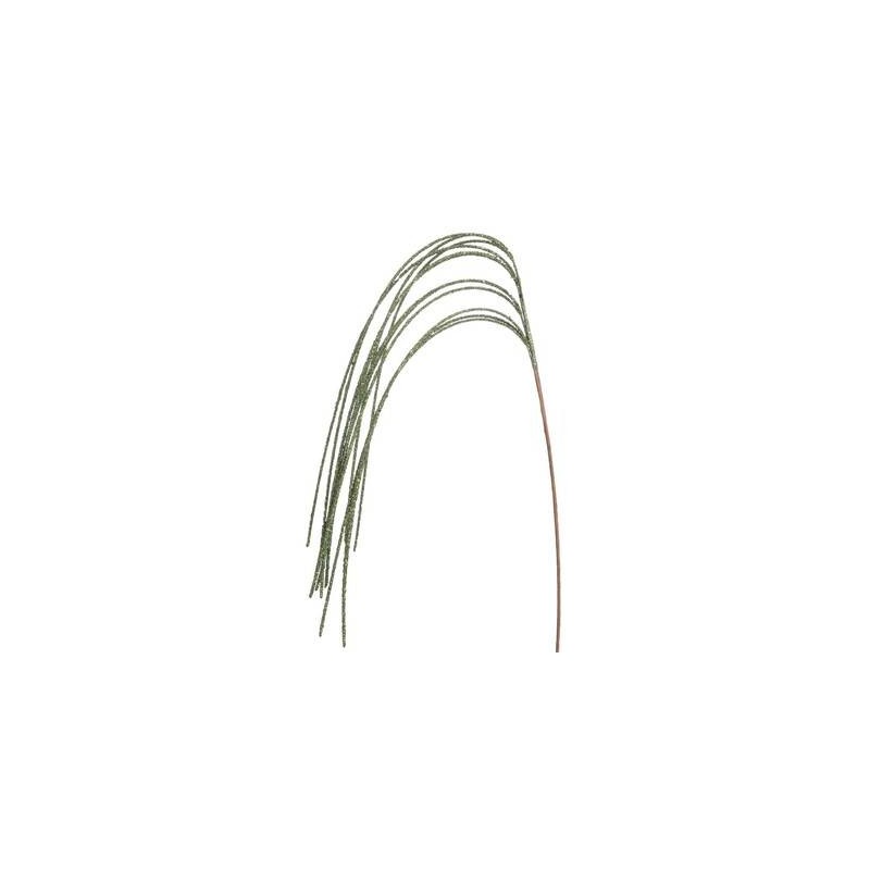 RAMO PENDENTE VERDE C/STRASS 112cm
