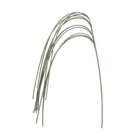 RAMO PENDENTE VERDE C/STRASS 112cm