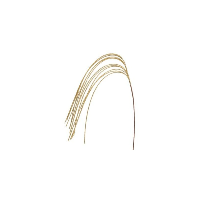 RAMO PENDENTE DORATO C/STRASS 112cm