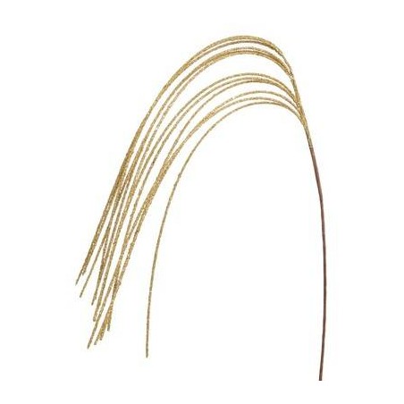RAMO PENDENTE DORATO C/STRASS 112cm