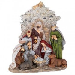 VILLAGGIO PRESEPE 24x8x27,5cm