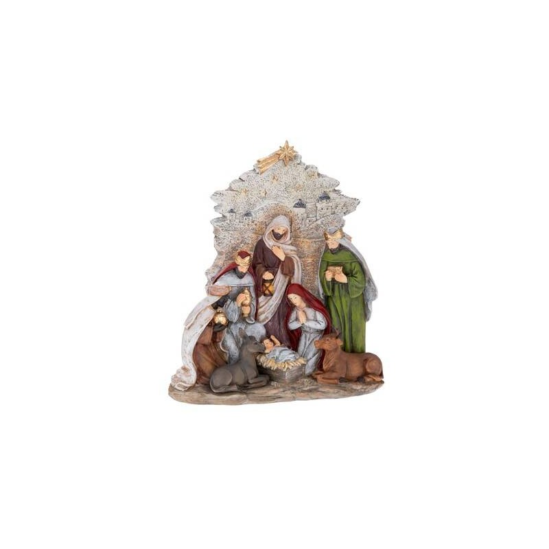 VILLAGGIO PRESEPE 24x8x27,5cm