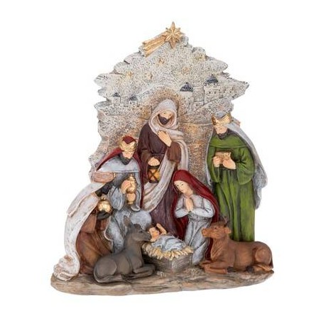 VILLAGGIO PRESEPE 24x8x27,5cm
