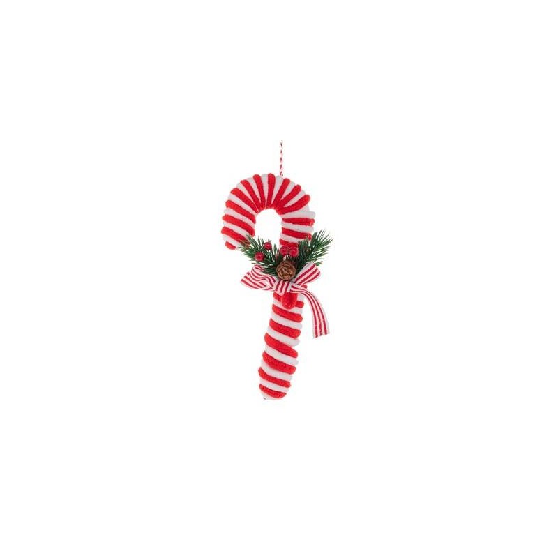 CANDY CANE IN TESSUTO 8x20cm 1pz
