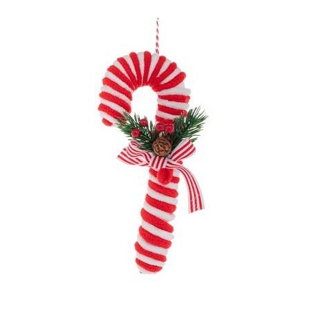 CANDY CANE IN TESSUTO 8x20cm 1pz