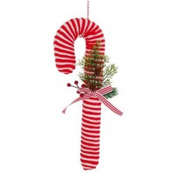 CANDY CANE IN TESSUTO 13x35cm 1pz