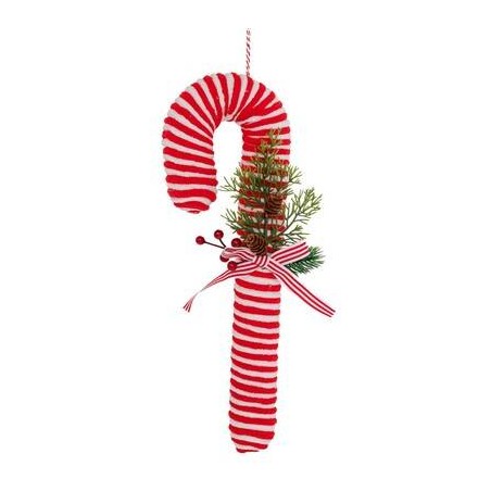 CANDY CANE IN TESSUTO 13x35cm 1pz