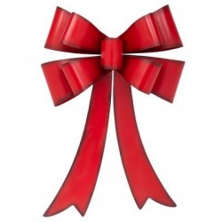 FIOCCO IN METALLO 50x15x70cm ROSSO