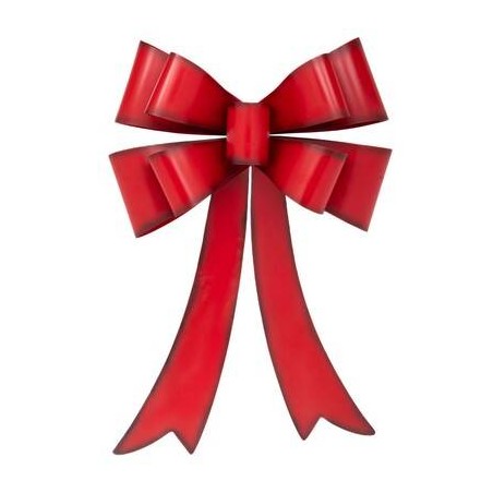 FIOCCO IN METALLO 50x15x70cm ROSSO