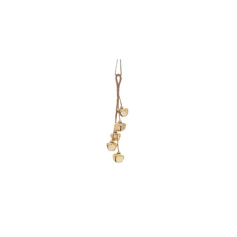 CAMPANELLE DA APPENDERE ORO 5pz