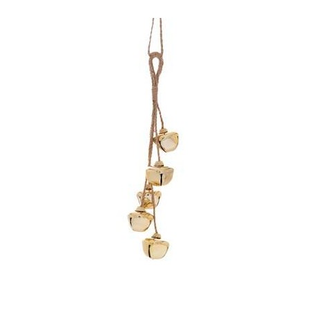 CAMPANELLE DA APPENDERE ORO 5pz