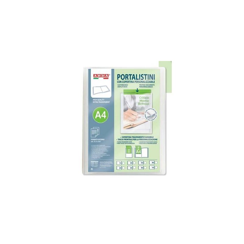 PORTALISTINI PERSONALIZZABILI BUSTE CRISTALLO 30pz