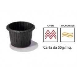 PIROTTINI MUFFIN 30x30mm NERO 120pz