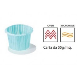 PIROTTINI MUFFIN 30x30mm TURCHESE 120pz