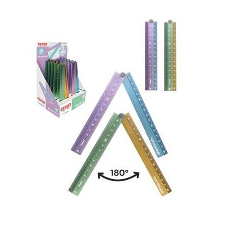 RIGHELLO IN ALLUMINIO PIEGHEVOLE 30cm