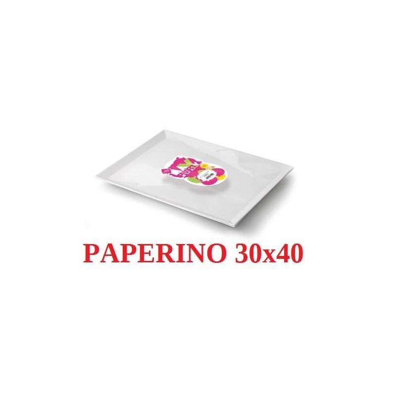VASSOIO PAPERINO BIANCO 30x40cm