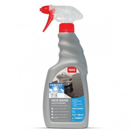 DETERGENTE PIASTRE INDUZIONE E VETROCERAMICA S5 HOBS 500ml SANITEC